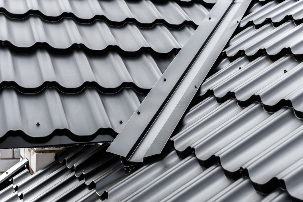 Inver Grove Heights Metal Roofing flashing on roof