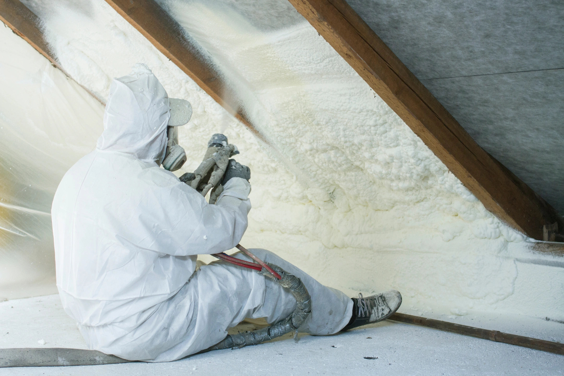 metal roof insulation foam spray