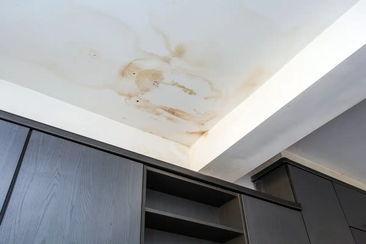 looking for ceiling stains should be a part of your roof inspection checklist