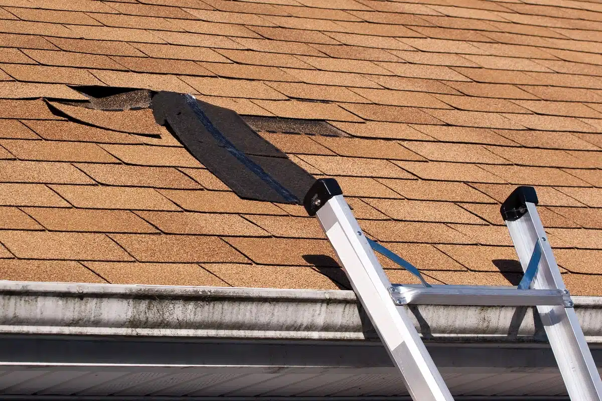 checking for missing shingles is on a roof inspection checklist