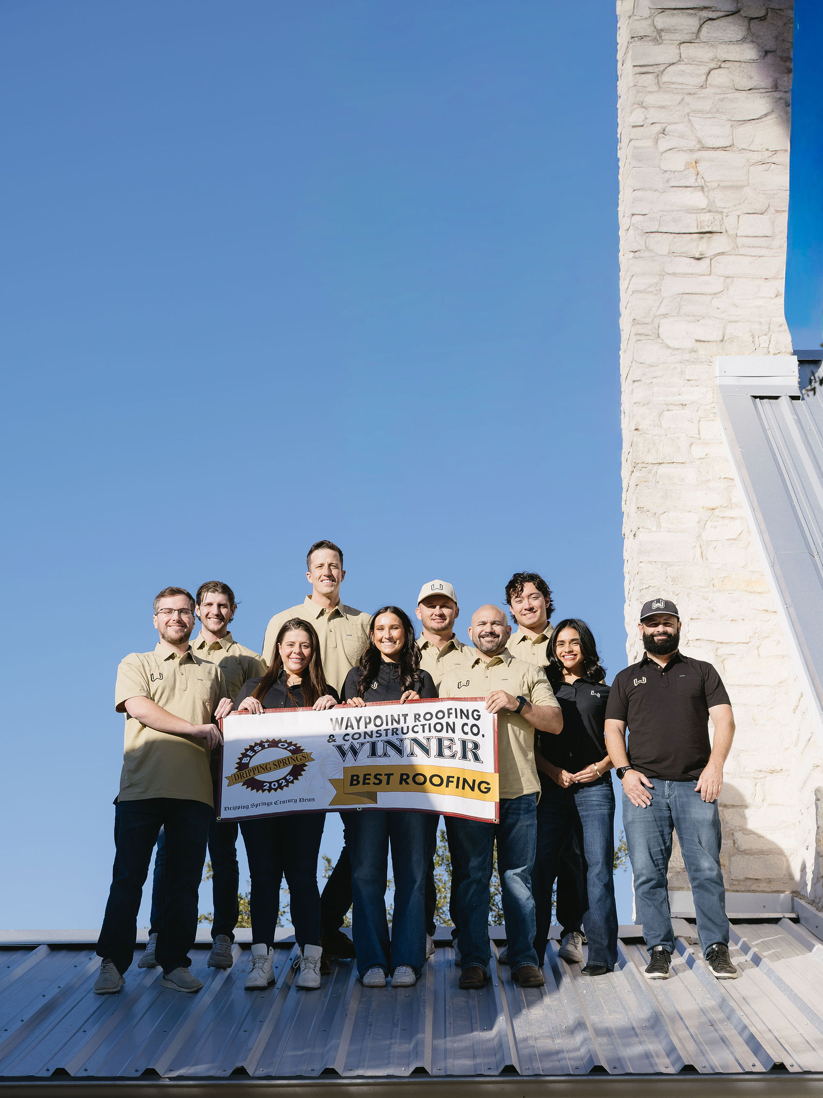 Waypoint Roofing team