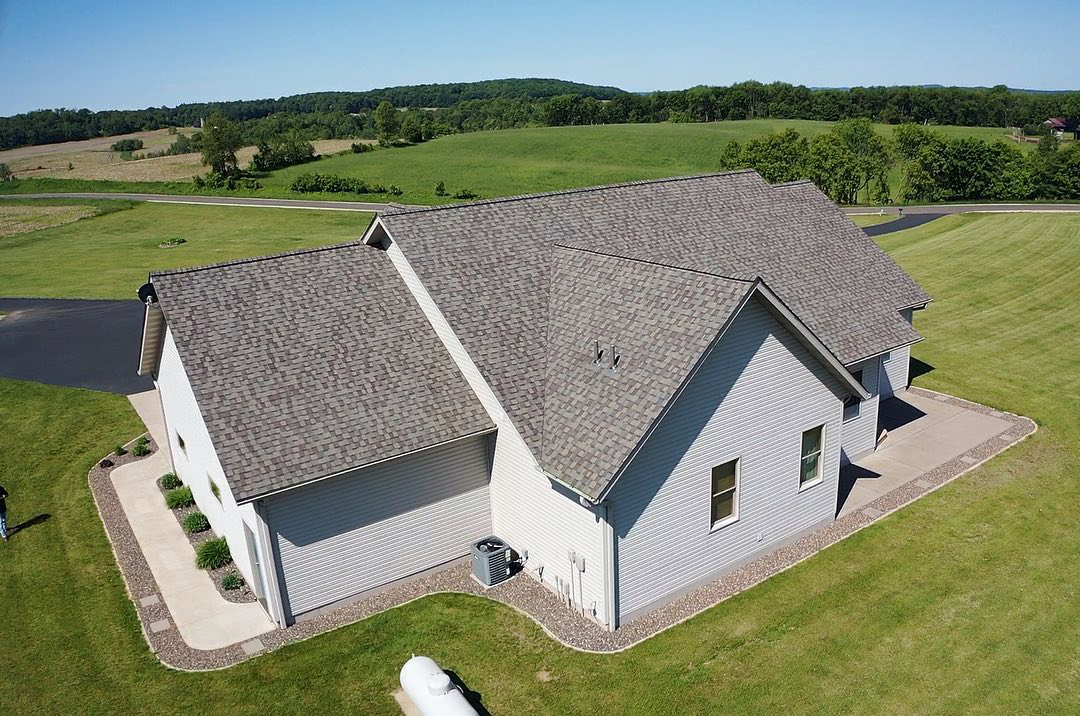 Level Edge completed shingle roof