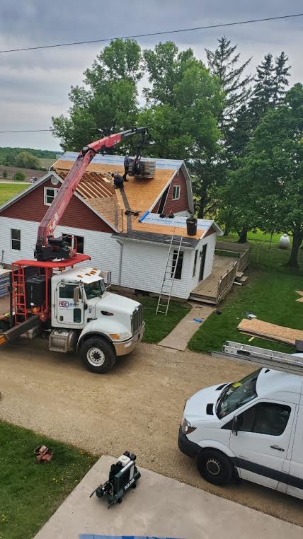 Level Edge roof replacement in progress